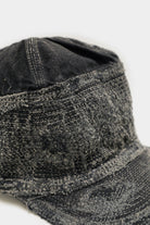 Kapital - 11.5oz BLKxBLK Denim The Old Man And The Sea Cap (Crash Remake) - Canoe Club