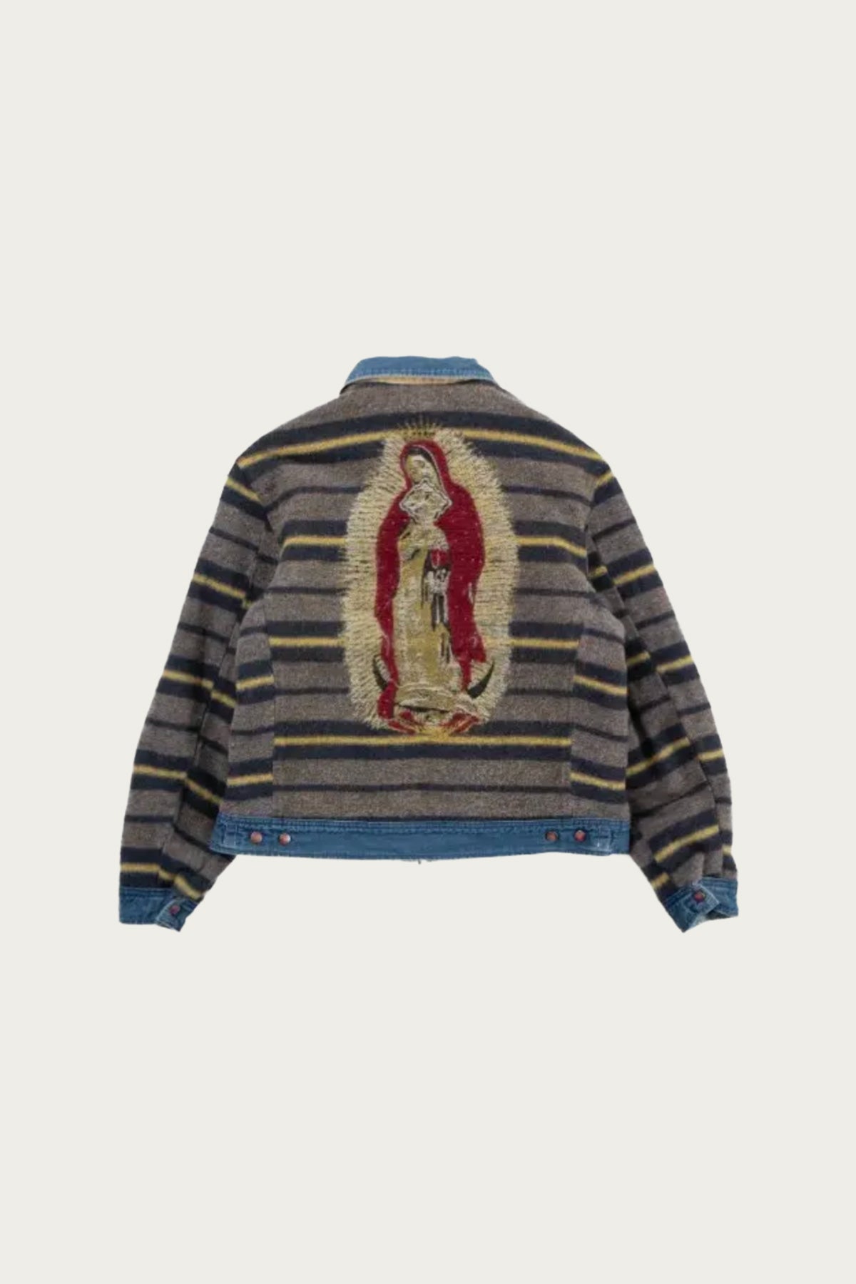 Kapital - 11.5oz Denim Lining Reversible ZIP UP Work JKT (VIRGIN MARY) - Indigo - Canoe Club