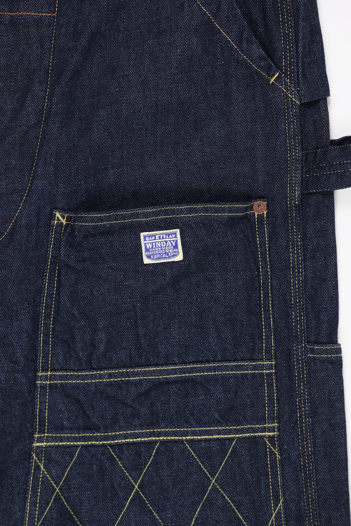 Kapital 11.5oz Denim Lumber Pants | Indigo | Canoe Club 5