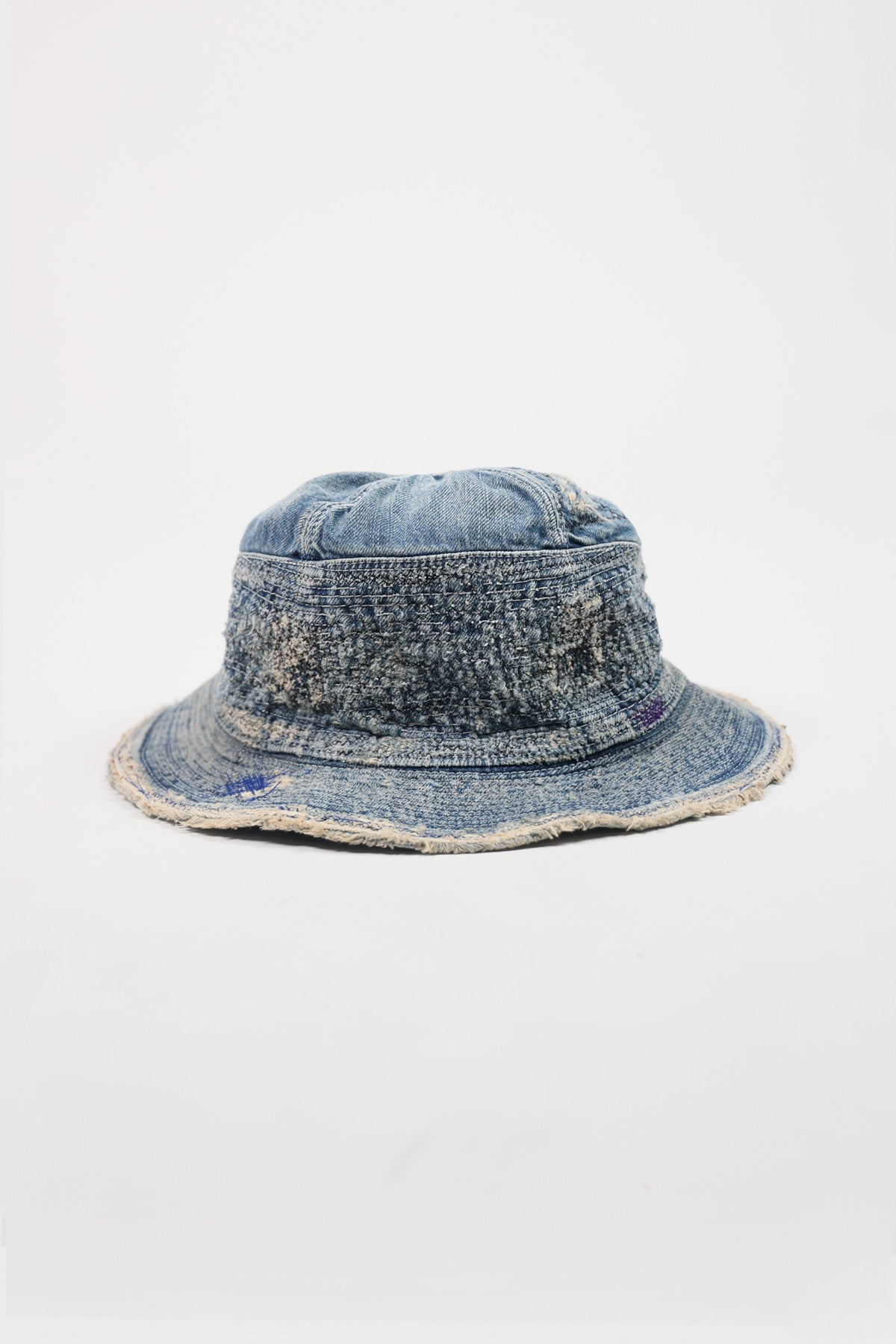 Kapital - 11.5oz Denim THE OLD MAN AND THE SEA HAT (CRASH REMAKE) - Indigo - Canoe Club