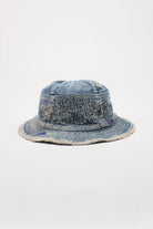 Kapital - 11.5oz Denim THE OLD MAN AND THE SEA HAT (CRASH REMAKE) - Indigo - Canoe Club