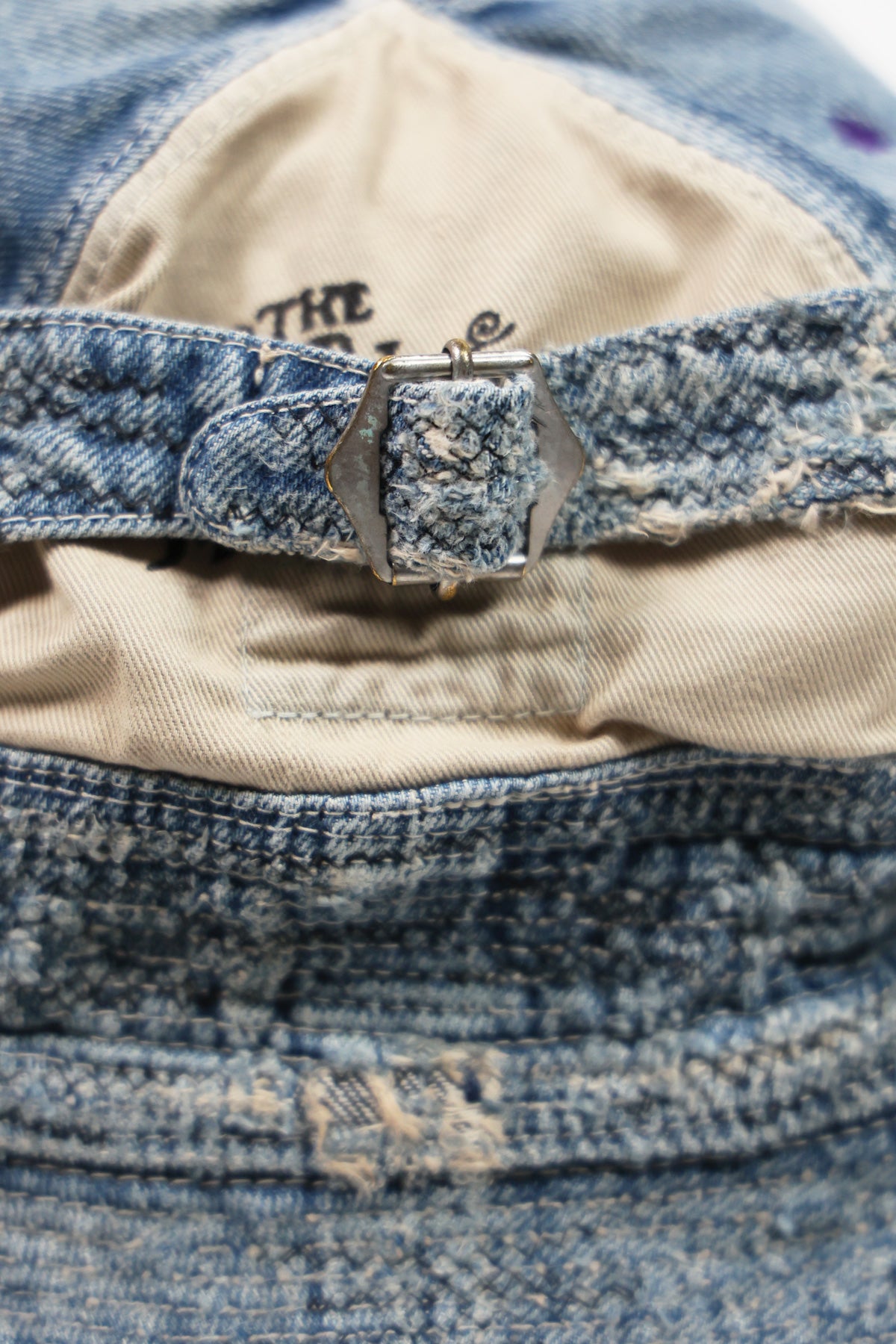 Kapital - 11.5oz Denim THE OLD MAN AND THE SEA HAT (CRASH REMAKE) - Indigo - Canoe Club