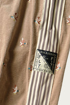 Kapital - 11W Stretch Corduroy DUCK Embroidery Track Pants (Banner Stripe) - GLB - Canoe Club