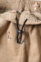 Kapital - 11W Stretch Corduroy DUCK Embroidery Track Pants (Banner Stripe) - GLB - Canoe Club