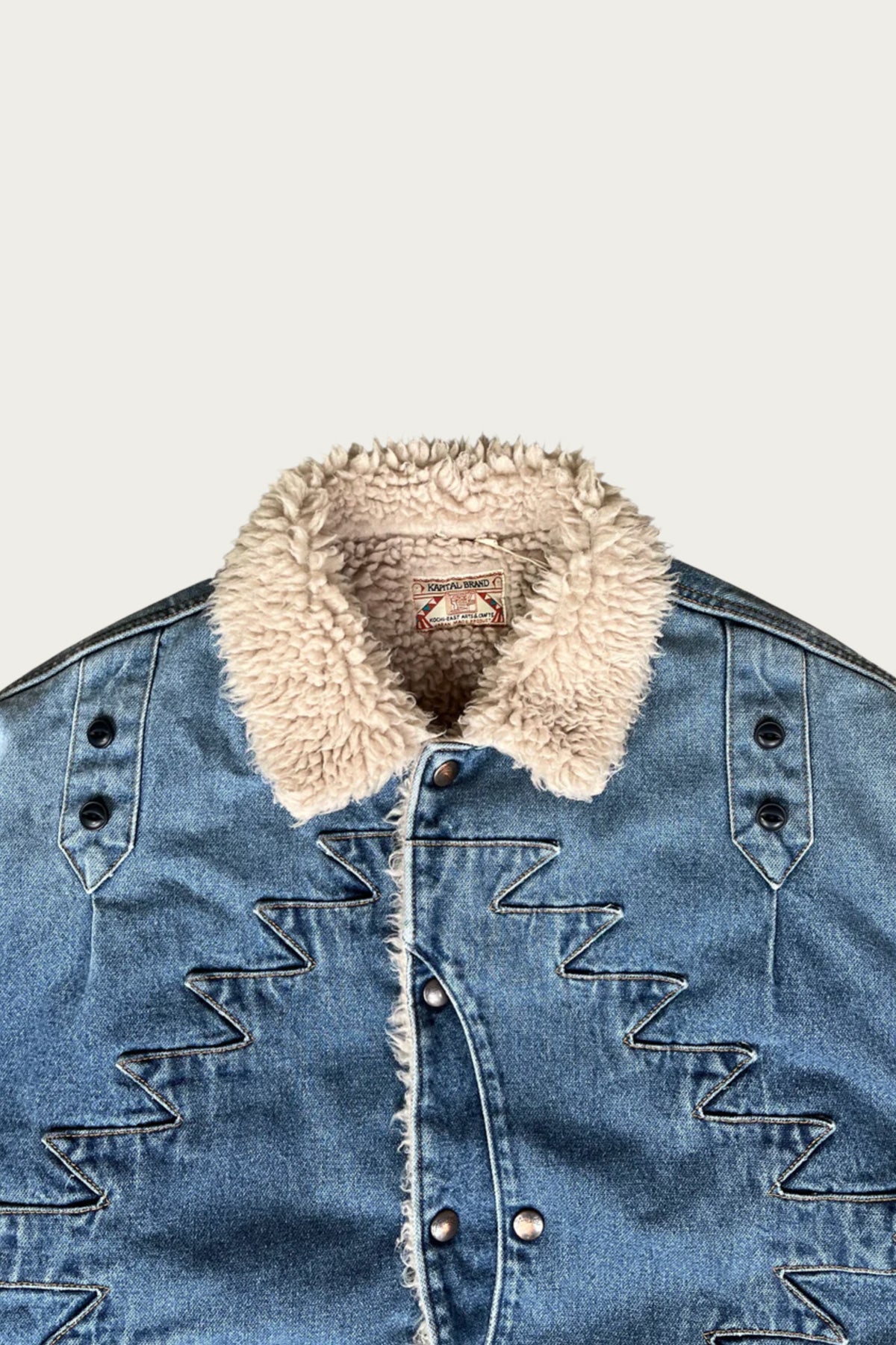 Kapital - 12.5oz BrokenDenim x Boa Fleece THUNDERBIRD JKT - Indigo - Canoe Club