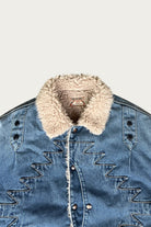 Kapital - 12.5oz BrokenDenim x Boa Fleece THUNDERBIRD JKT - Indigo - Canoe Club