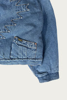 Kapital - 12.5oz BrokenDenim x Boa Fleece THUNDERBIRD JKT - Indigo - Canoe Club