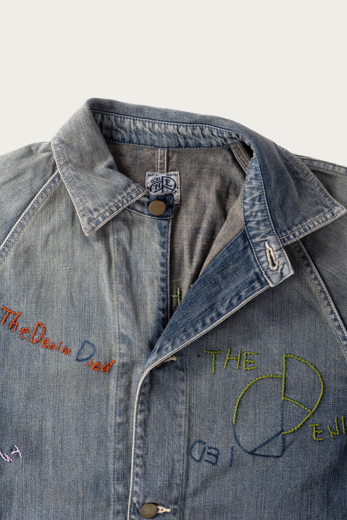 Kapital - 12oz Denim CACTUS Coverall (Memorial Embroidery Model) - Indigo - Canoe Club