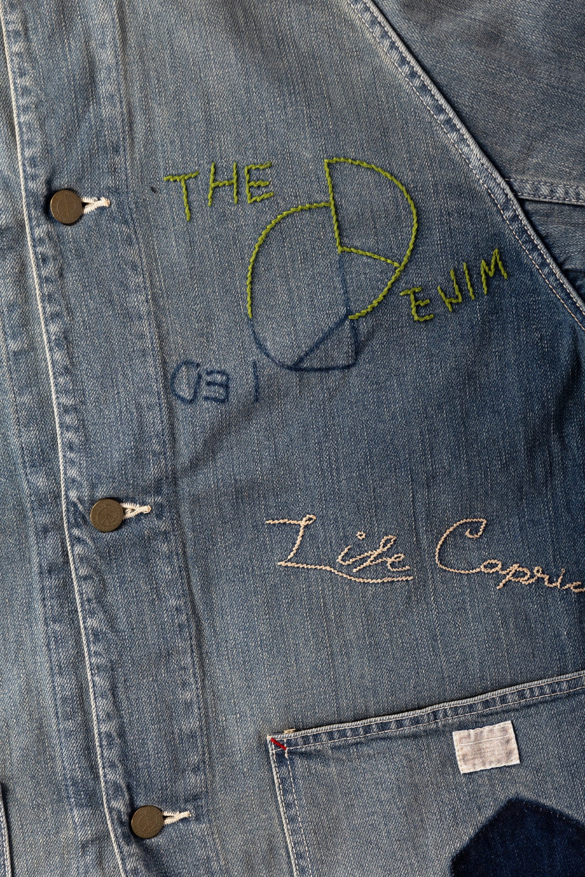 Kapital - 12oz Denim CACTUS Coverall (Memorial Embroidery Model) - Indigo - Canoe Club