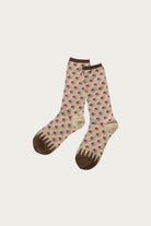 Kapital - 144 Yarns CALICO Socks - Beige - Canoe Club