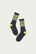 Kapital - 144 Yarns KOUNTRY Socks - Black - Canoe Club