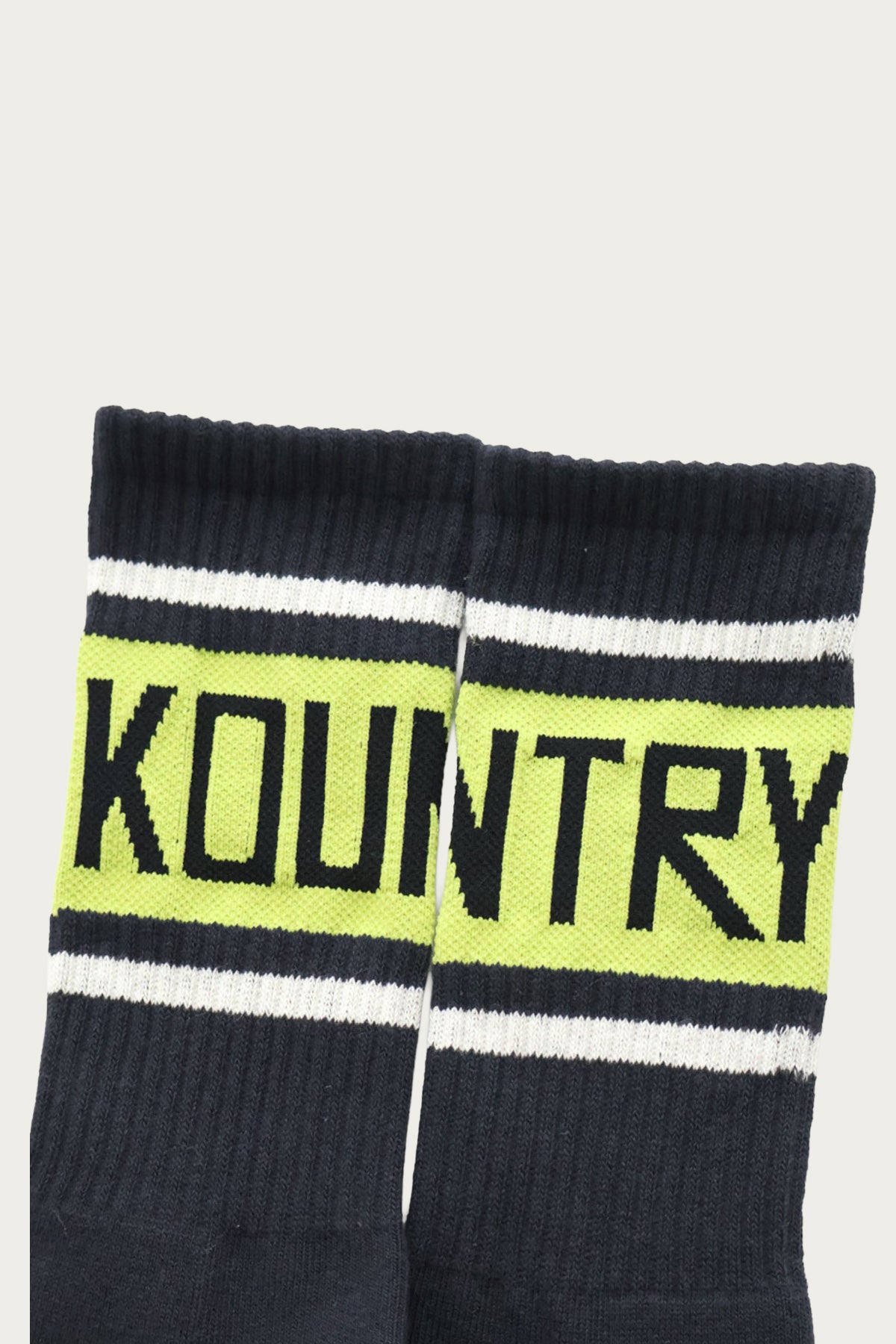 Kapital - 144 Yarns KOUNTRY Socks - Black - Canoe Club
