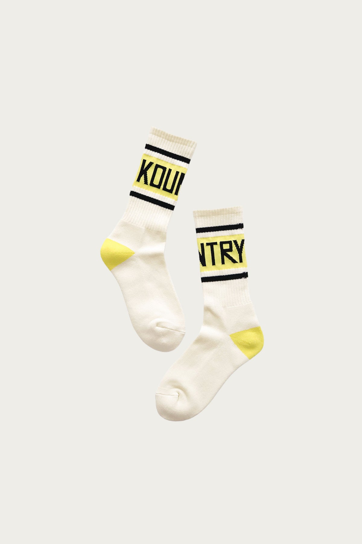 Kapital - 144 Yarns KOUNTRY Socks - Ecru - Canoe Club