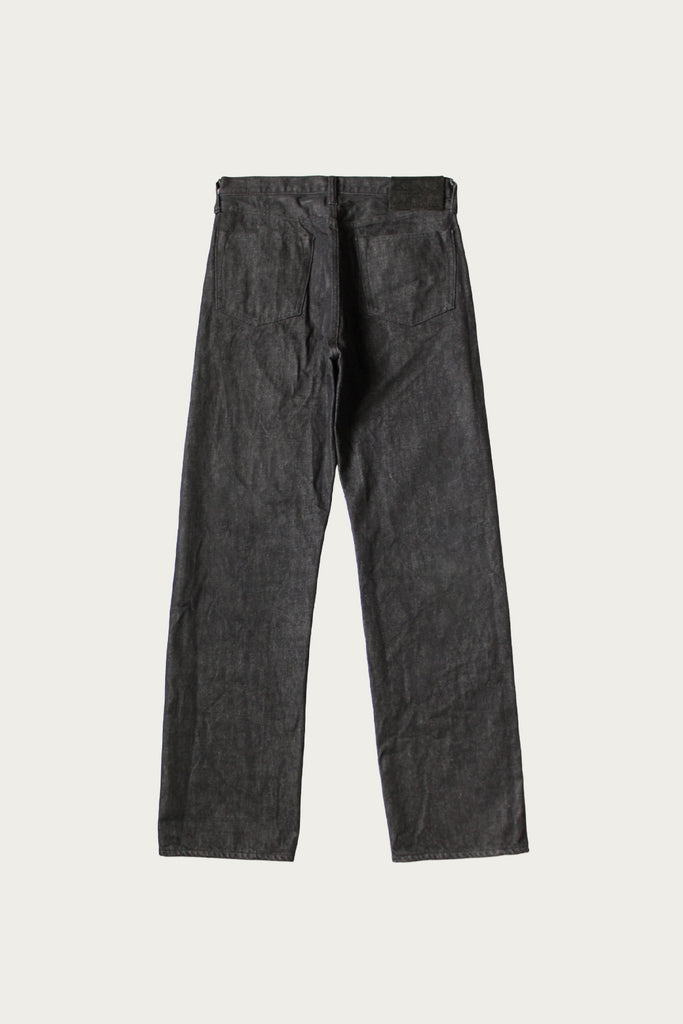 Kapital - 14oz BLK Denim 5P MONKEY TH (ZIP Ver.) - Black - Canoe Club