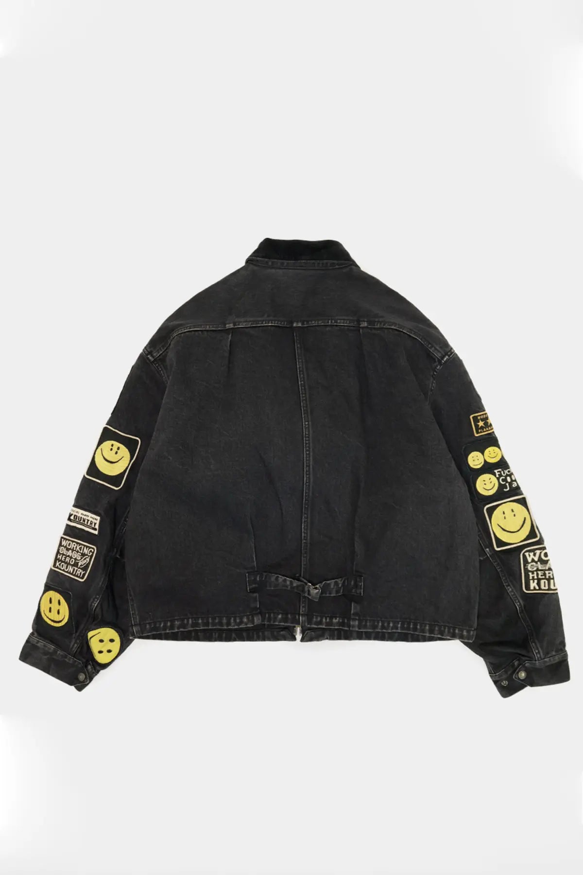 Kapital 14oz Black Denim T-Back Drizzler Kapital 14oz Black Denim T-Back Drizzler