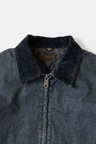 Kapital - 14oz BLKxECR Denim T-Back Drizzler JKT - Black - Canoe Club