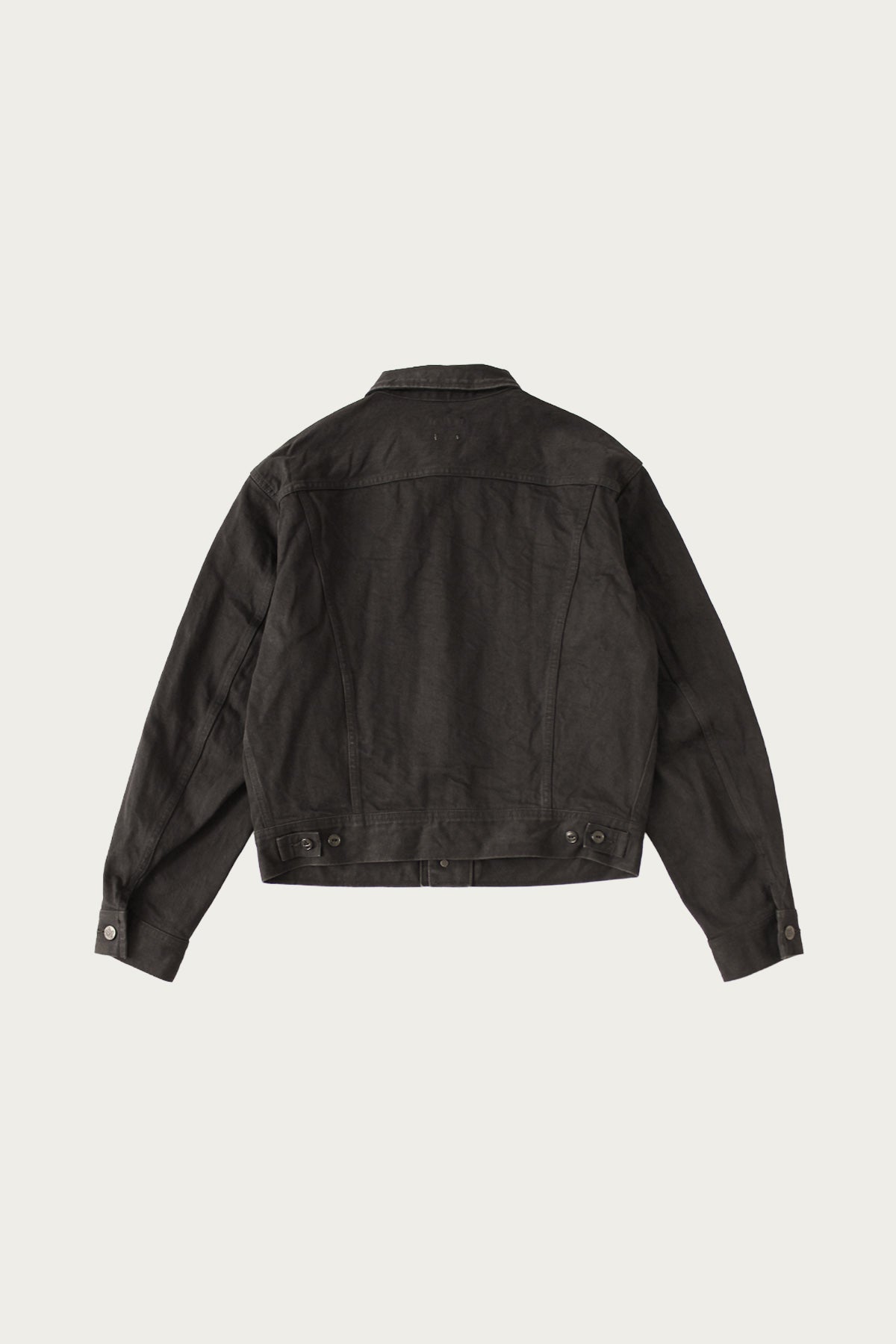 Kapital - 14oz BLKxBLK Denim Westerner (regular) - Black - Canoe Club