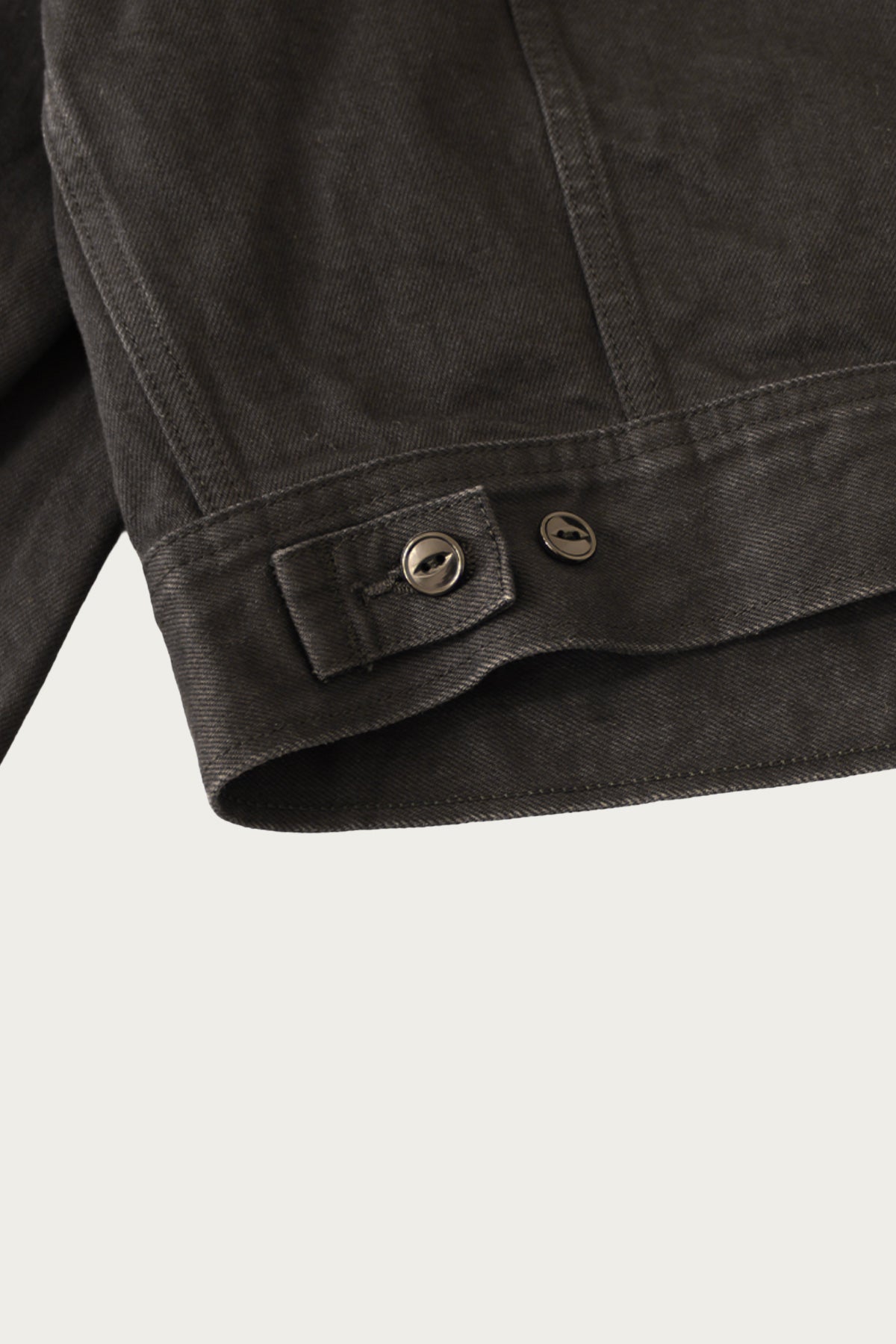 Kapital - 14oz BLKxBLK Denim Westerner (regular) - Black - Canoe Club
