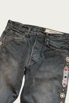 Kapital - 14oz BLK Denim 5P MONKEY CISCO (STUDS) 2026 - Black - Canoe Club