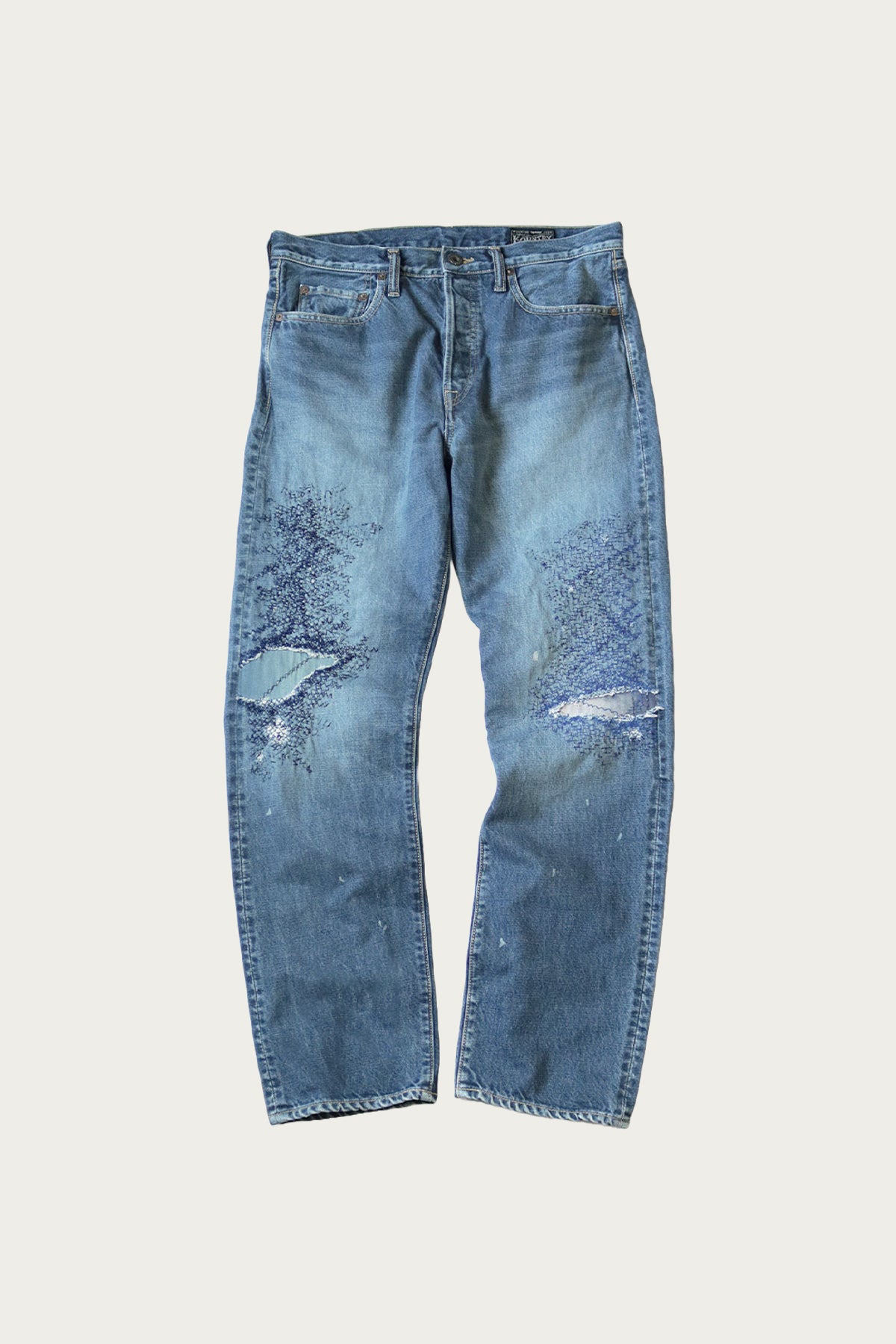 Kapital - 14oz Denim 5P MONKEY CISCO (3YearsFade) - Indigo - Canoe Club