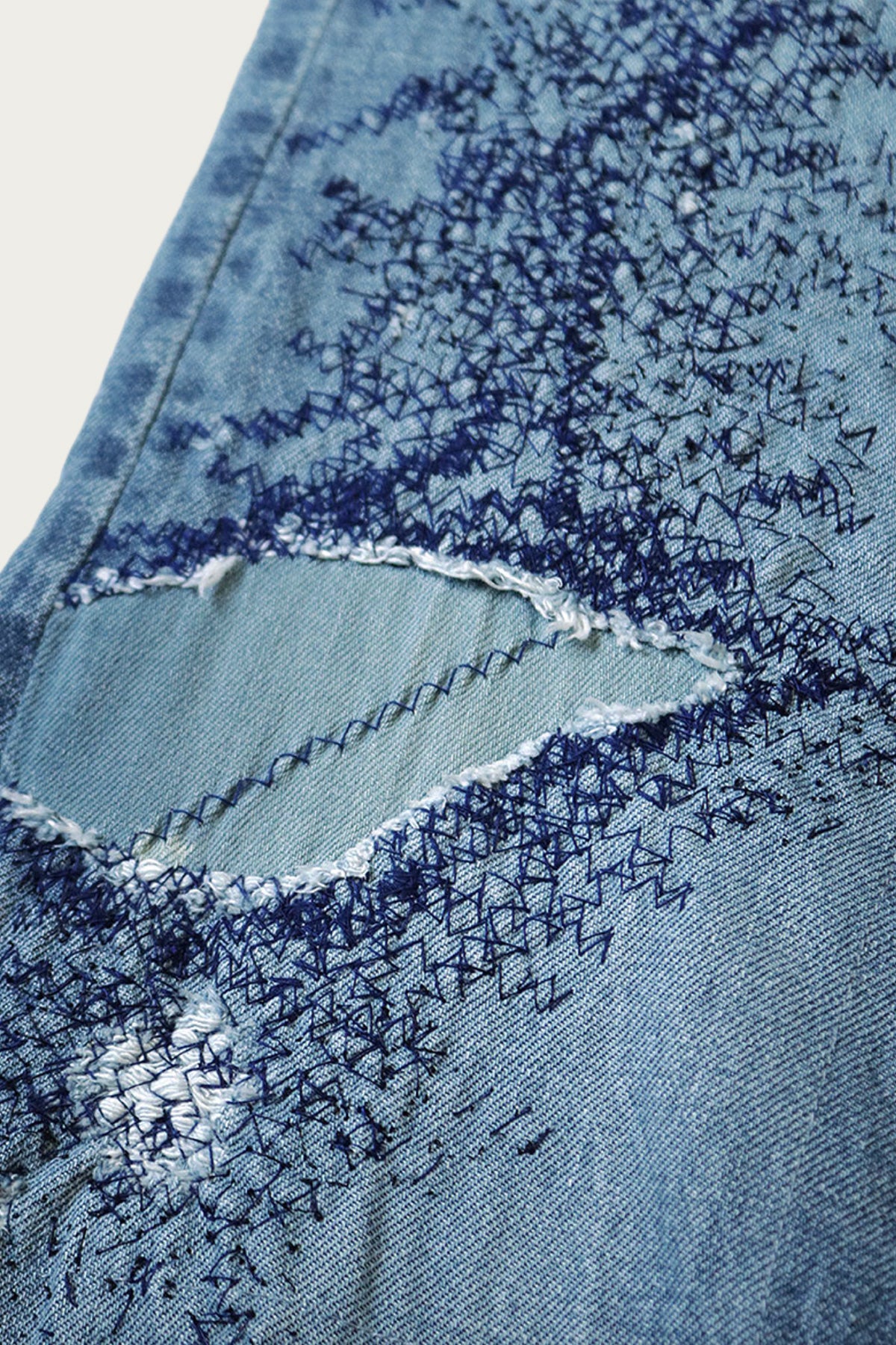Kapital - 14oz Denim 5P MONKEY CISCO (3YearsFade) - Indigo - Canoe Club