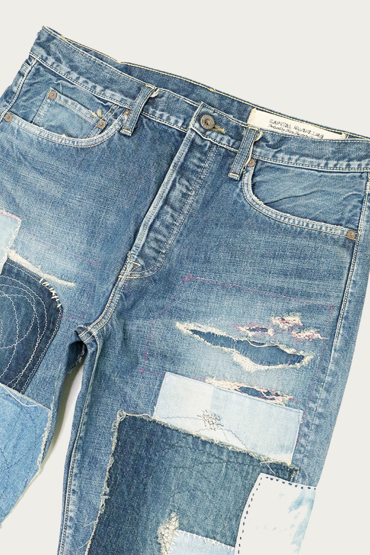 Kapital - 14oz Denim 5P MONKEY CISCO (DIXIE Remake) - Canoe Club