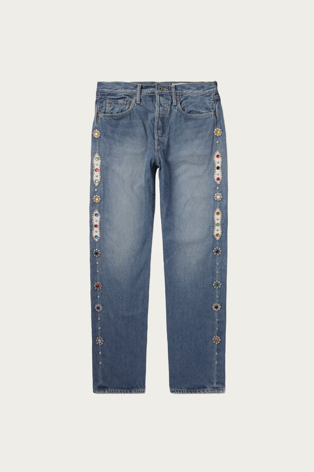 Kapital - 14oz Denim 5p MONKEY CISCO (STUDS) - Indigo - Canoe Club