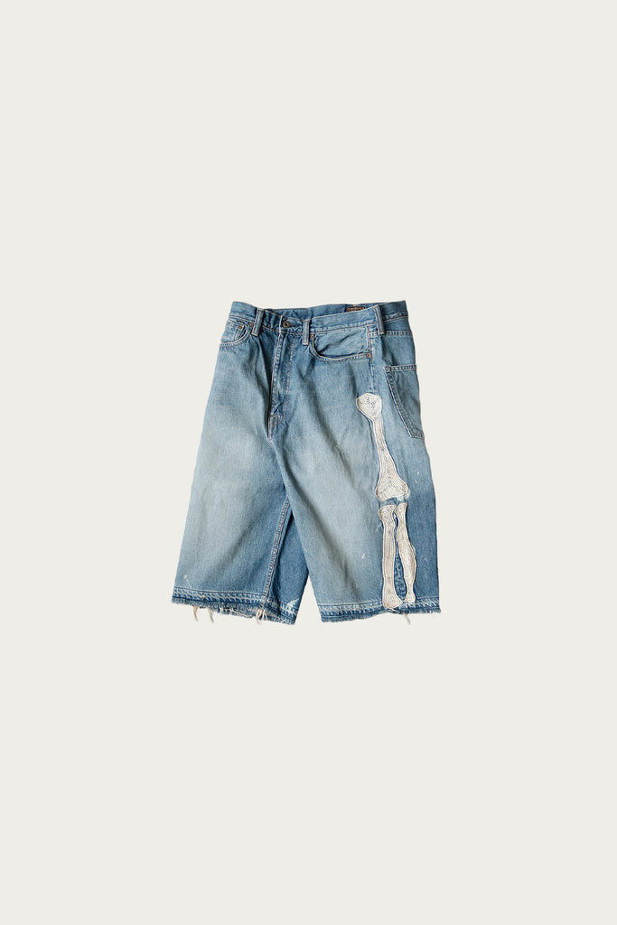 Kapital - 14oz Denim 5P Shorts (BONE) - Pro - Canoe Club