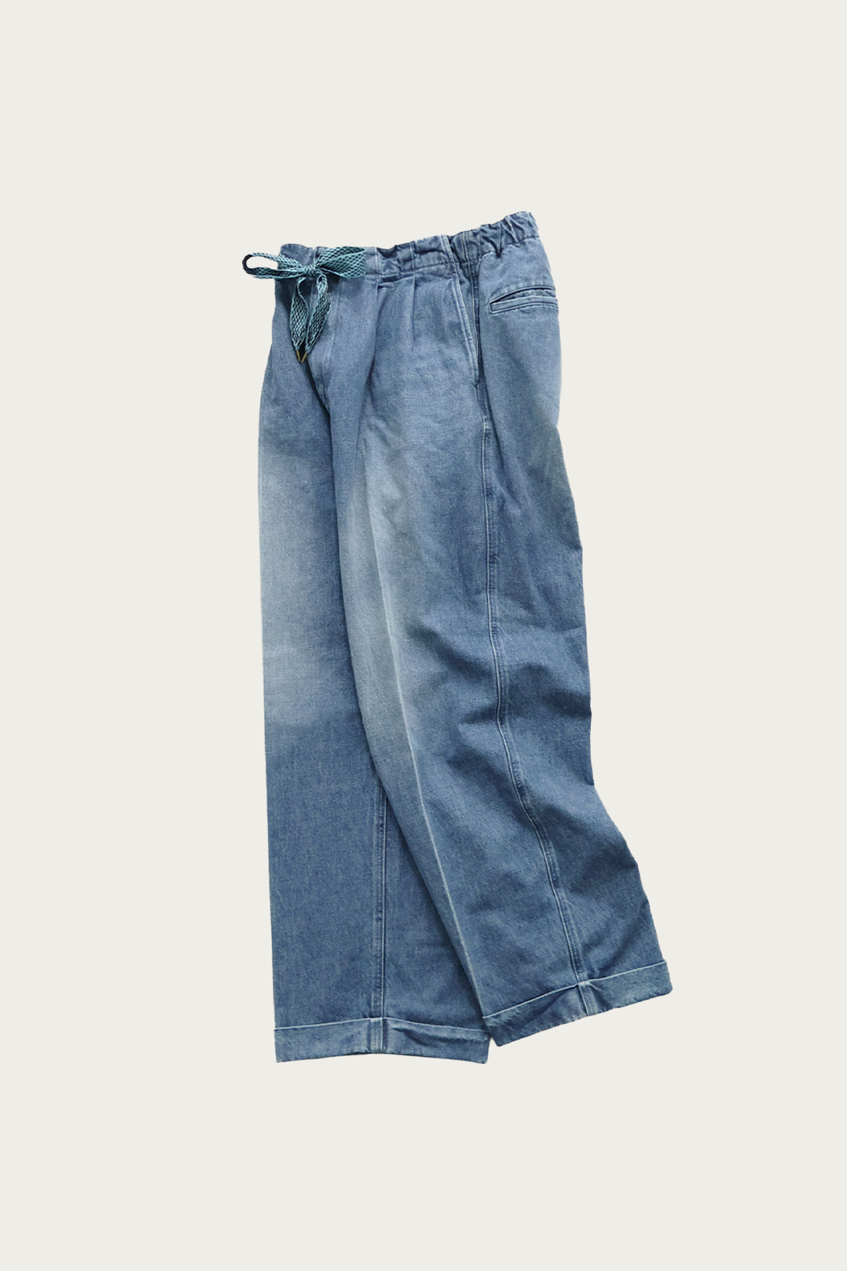Kapital - 14oz Denim EASY Trouser (CenterPleated) - Pro - Canoe Club