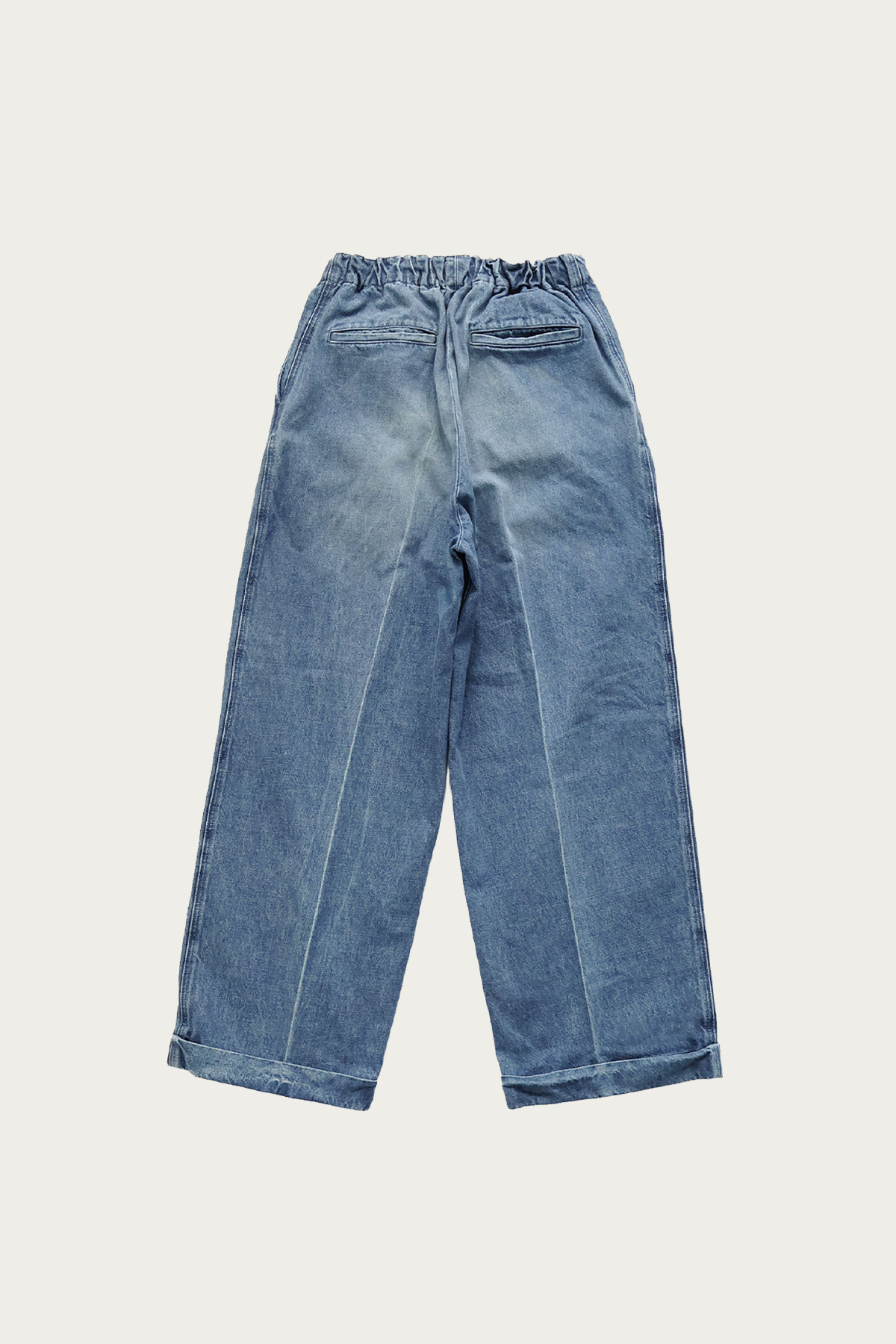 Kapital - 14oz Denim EASY Trouser (CenterPleated) - Pro - Canoe Club