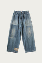 Kapital - 14oz Denim FATIGUE Baggy Pants (RUSHFIELD Remake) - Indigo - Canoe Club