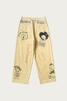 Kapital - 14W Corduroy IVY Pants (Memorial Paint Model) - Light Yellow - Canoe Club