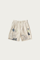Kapital - 14W Corduroy IVY Short Pants (Memorial Paint Model) - Beige - Canoe Club
