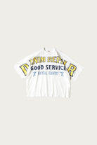 Kapital - 18.5/- Jersey HUGE-T (DENIM REPAIR) - White - Canoe Club