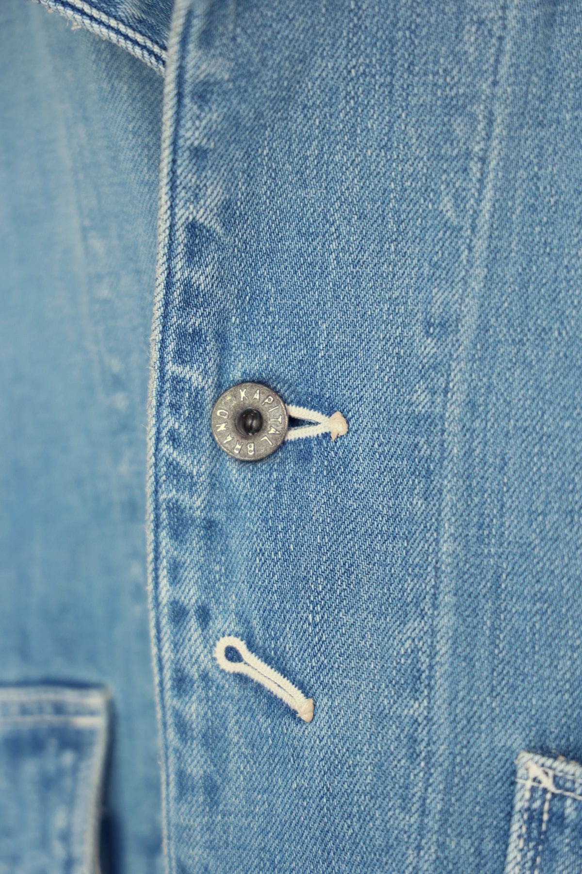 Kapital - 12oz Denim CACTUS Coverall (LIGHT) - Midtone - Canoe Club