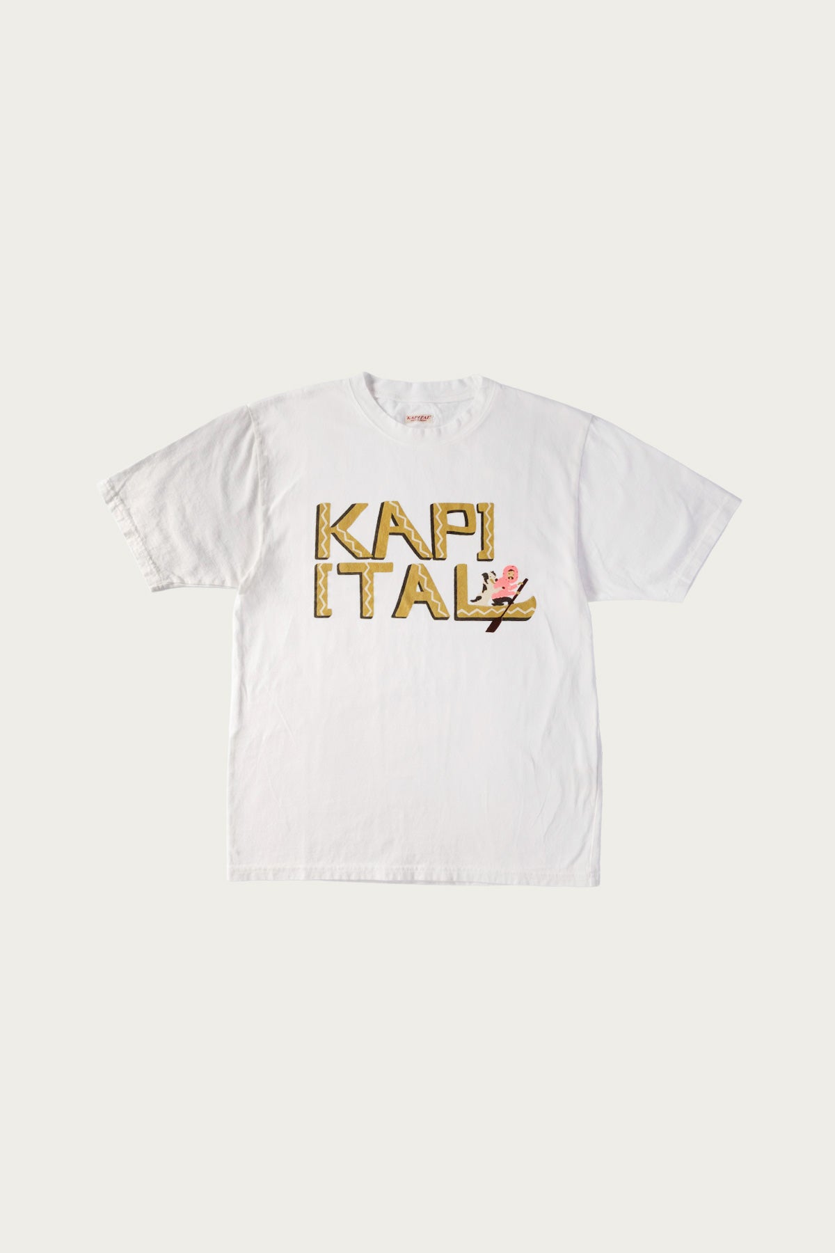 Kapital - 20/- Jersey Crew T (CANOE KAPITAL) - Yellow - Canoe Club