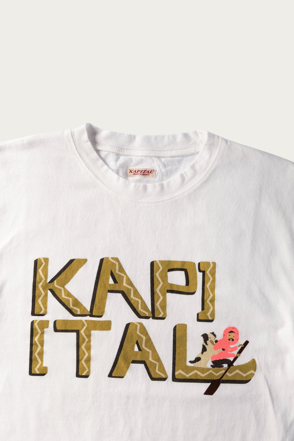 Kapital - 20/- Jersey Crew T (CANOE KAPITAL) - Yellow - Canoe Club