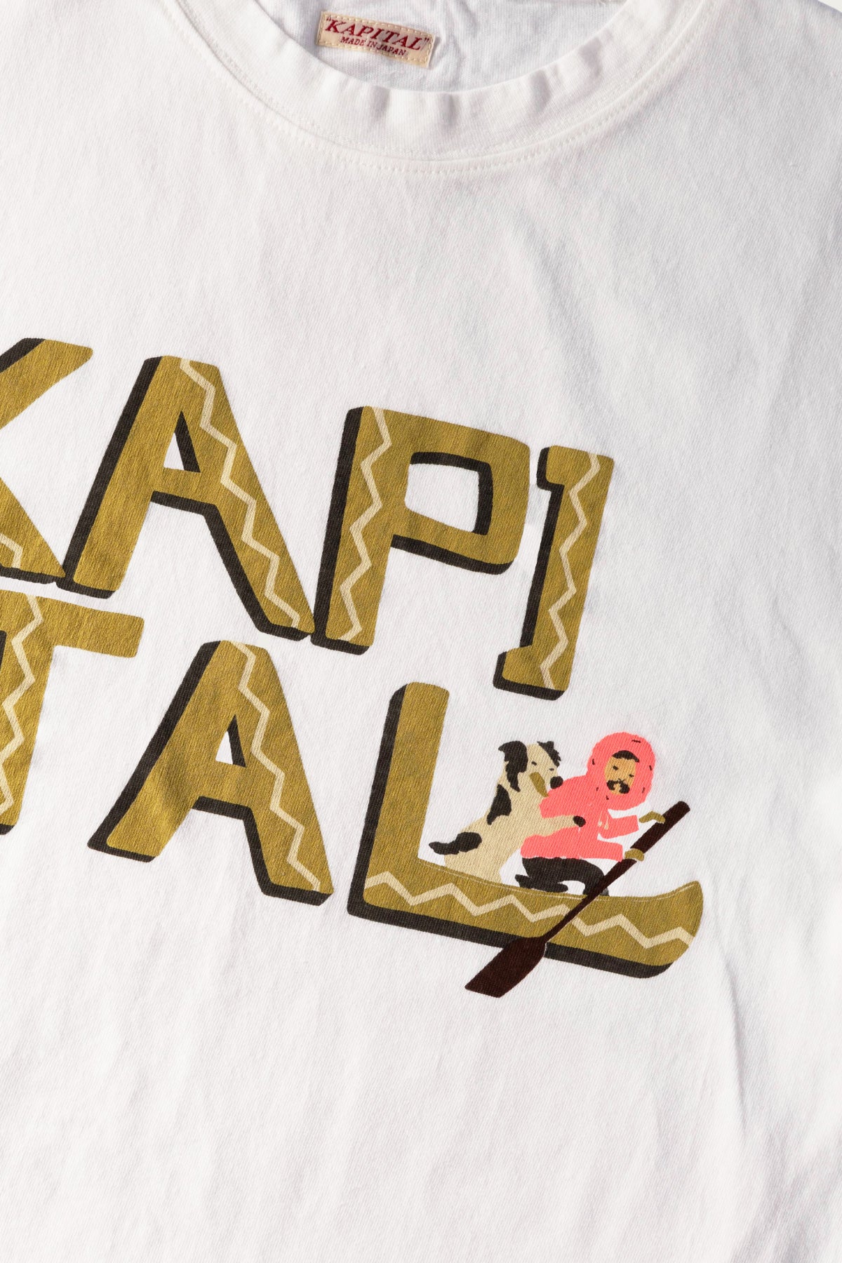 Kapital - 20/- Jersey Crew T (CANOE KAPITAL) - Yellow - Canoe Club