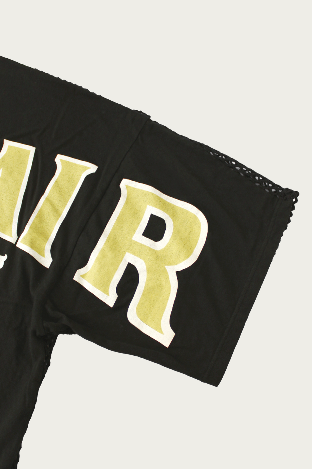 Kapital - 20/-Jersey KATABIRA HUGE-T (DENIM REPAIR) - Black - Canoe Club