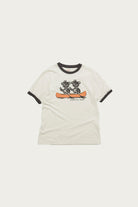 Kapital - 20/- Jersey RINGER T ("K" BEAR) - Grey - Canoe Club