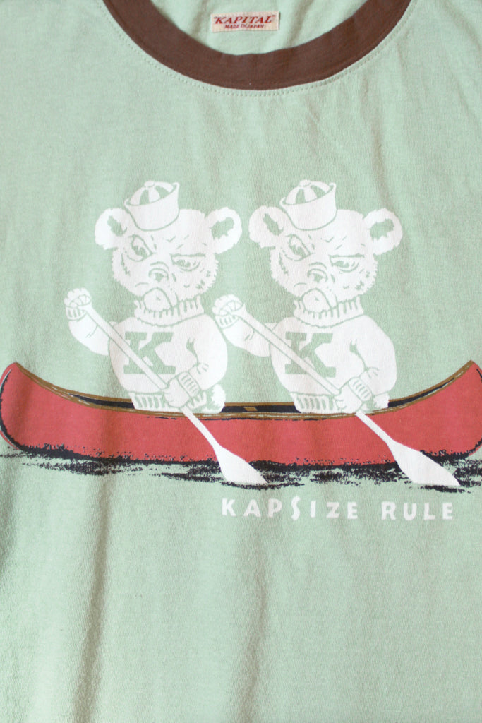 Kapital - 20/- Jersey RINGER T ("K" BEAR) - Mint - Canoe Club