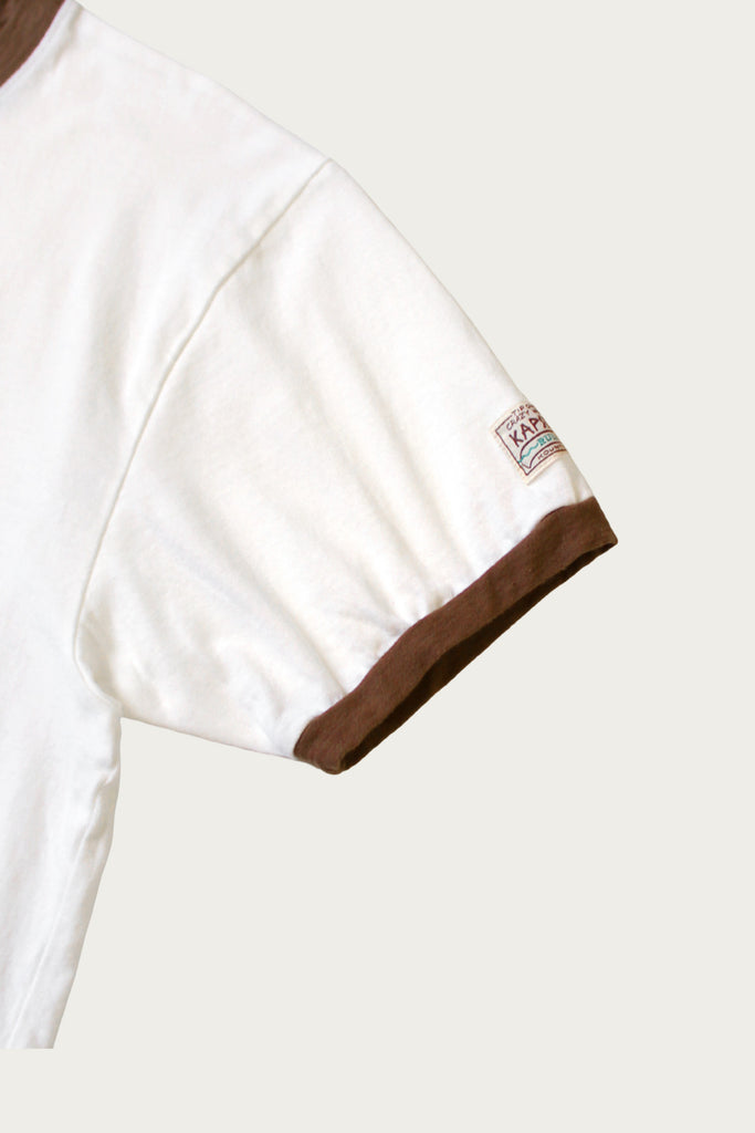 Kapital - 20/- Jersey RINGER T (YELLOWKNIFE) - White - Canoe Club