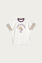 Kapital - 20/-Jersey RINGER-T (College CAPITAL) - Burgundy - Canoe Club