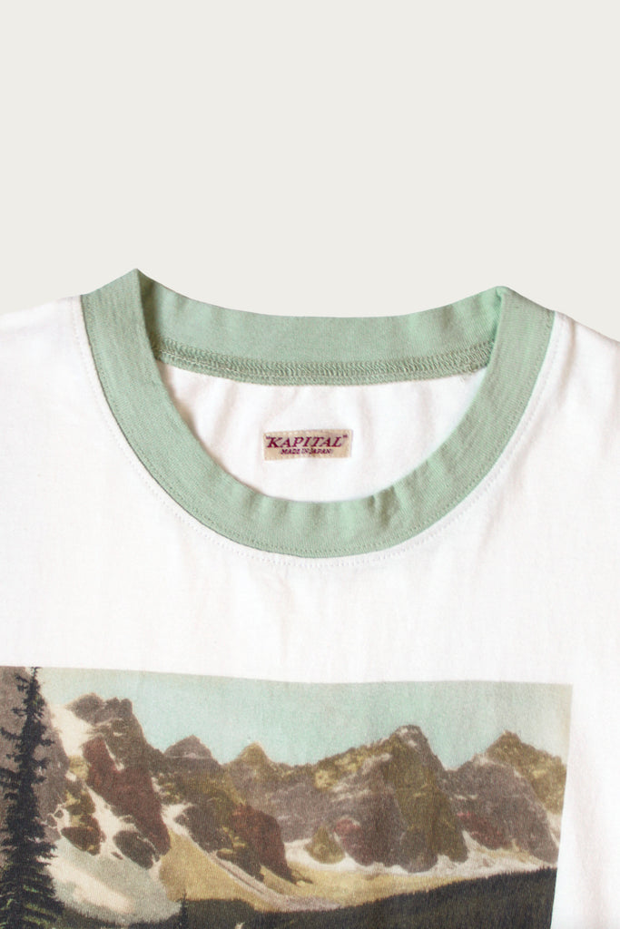 Kapital - 20/- Jersey RINGER T (SAMBO LAKE) - White - Canoe Club