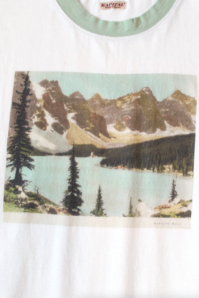 Kapital - 20/- Jersey RINGER T (SAMBO LAKE) - White - Canoe Club