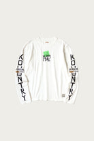 Kapital - 20/-Jersey Crew Long Sleeve T (PECKISH KAP) - Green - Canoe Club