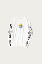 Kapital - 20/-Jersey Crew Long Sleeve T (PECKISH KAP) - Yellow - Canoe Club