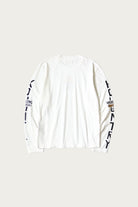 Kapital - 20/-Jersey Crew Long Sleeve T (PECKISH KAP) - Yellow - Canoe Club