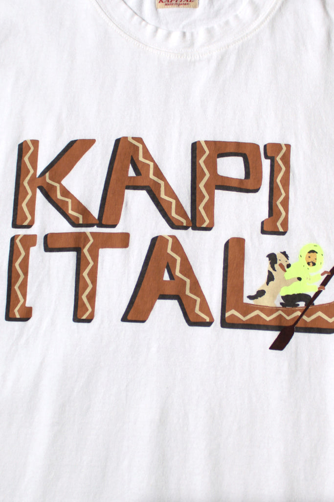Kapital - 20/- Jersey Crew T (CANOE KAPITAL) - Brick - Canoe Club