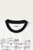 Kapital - 20/-Jersey RINGER T (BORO ELEGY) - Natural - Canoe Club